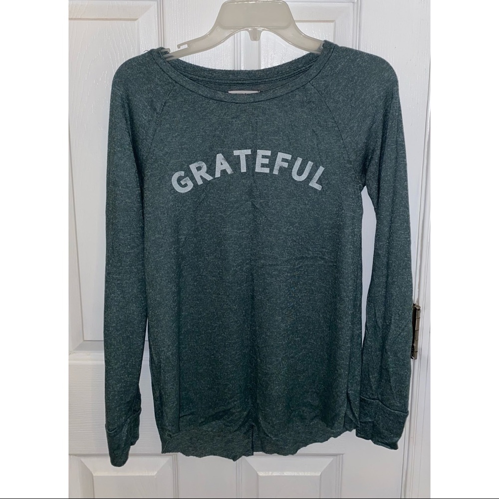 Grayson Threads “Grateful” Sweater Size Small